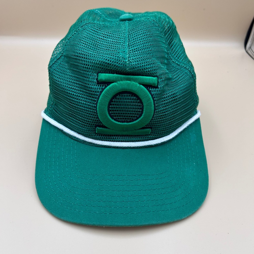 DC Comics Originals Green Lantern Trucker Hat Green Mesh Snapback Rope Cap